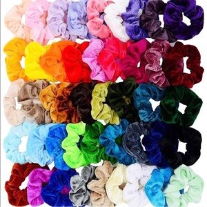 big velvet scrunchies!